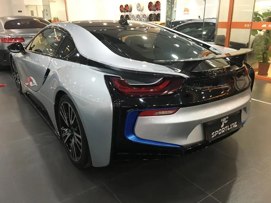 جناح سبويلر خلفي I8 من ألياف الكربون لقطع غيار السيارات I8 كوبيه 2-Door 14-18