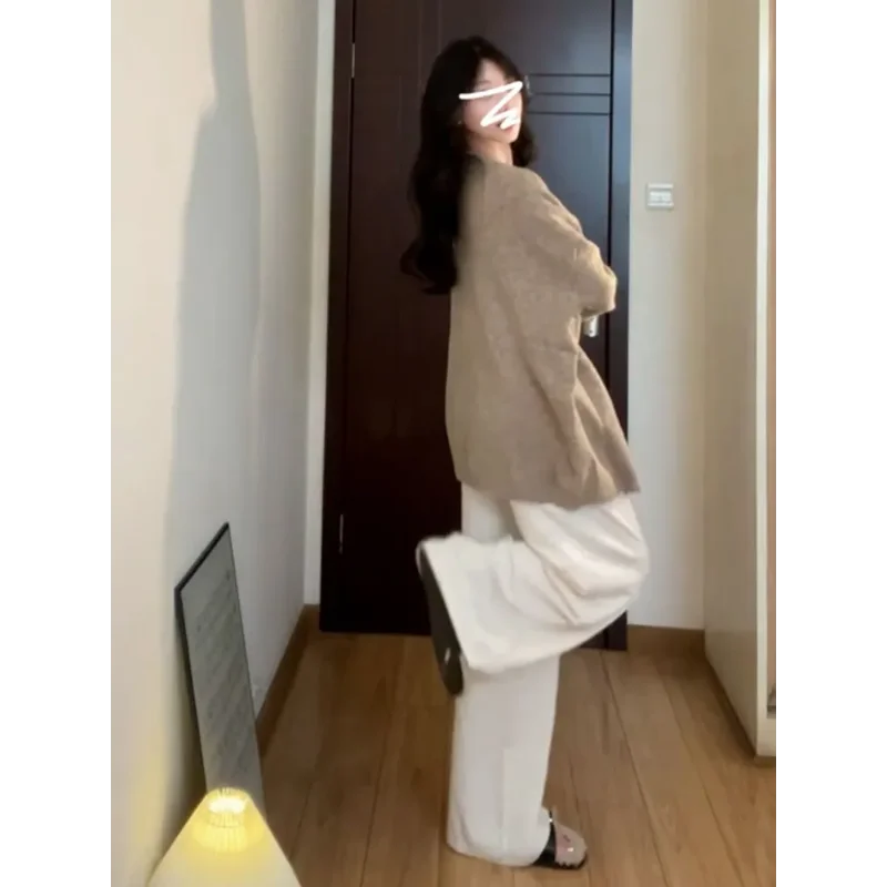 新しい秋と冬のニットウェア女性のトップエレガントなアウターファッションカーディガンすべて一致カジュアル韓国シックなクラシックセーター