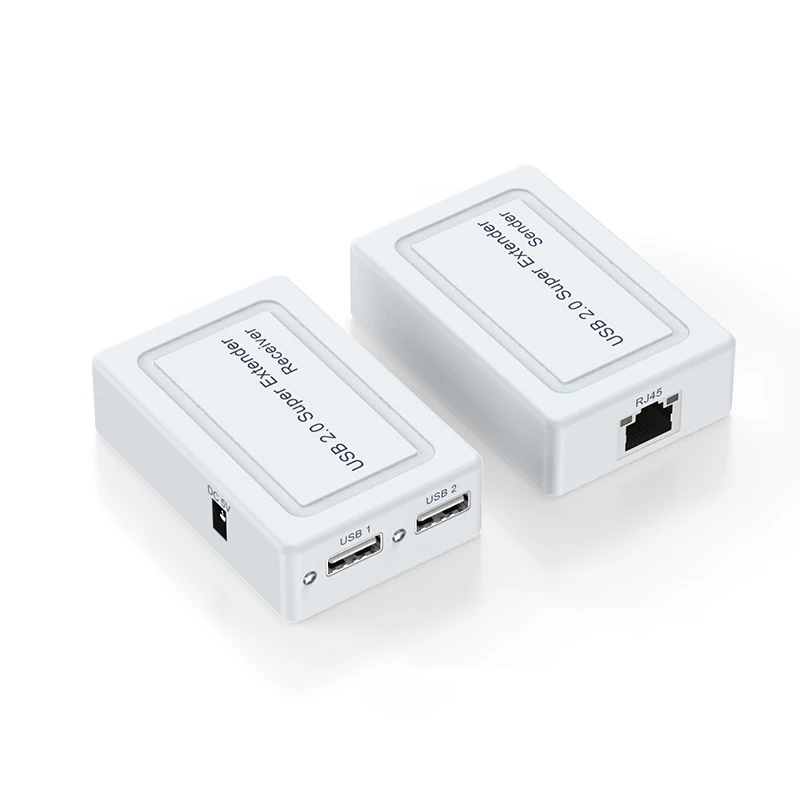 Câble Extension Réseau USB 2.0 Vers RJ45 - Extender CAT5E/CAT6 Jusqu'à 100m