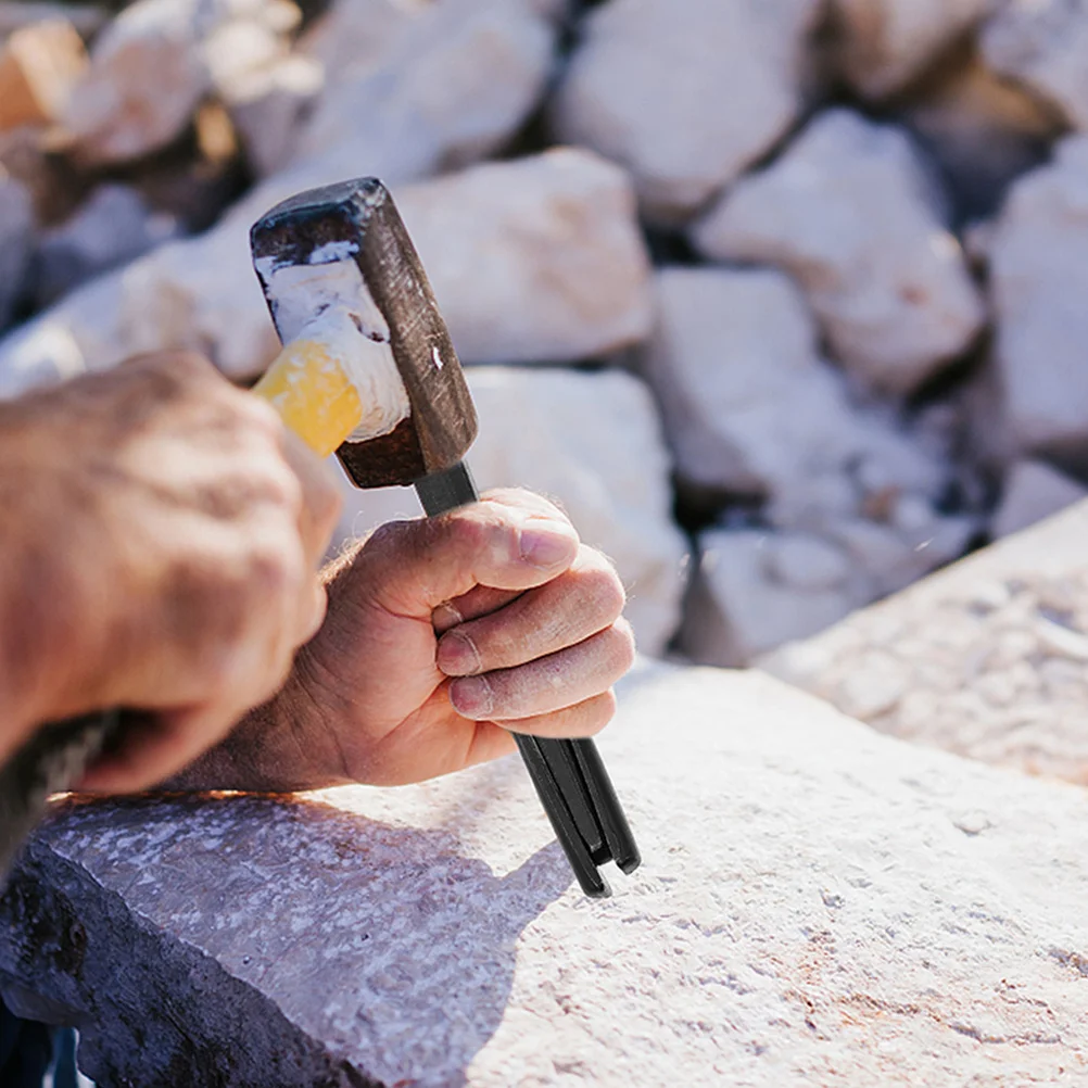 

1Pcs Reliable Stone Splitter Stable Performance Time-Saving Tool for Granite Marble Cutting Stone Splitter Rocks Chopping Tool