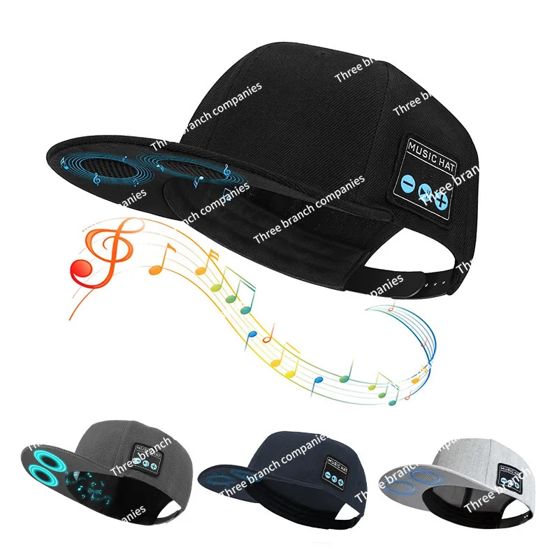 European and American Outdoor Sports Sun-Proof Golf Peaked Cap Wireless Bluetooth Music Audio Cap Bluetooth Headset Sun Hat