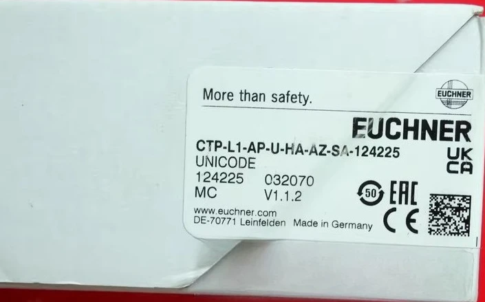 

Euchner 124225 Euchner safety switch CTP-L1-AP-U-HA-AZ-SA-124225