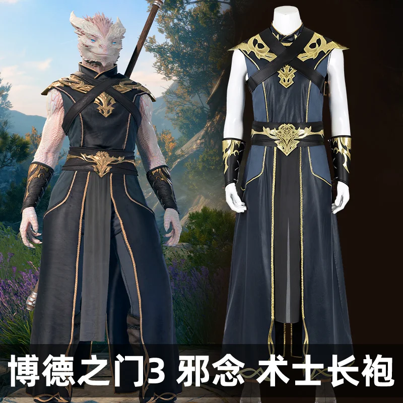 Games Gate Costume BG 3 The Dark Urge Cosplay Costume Dark Urge Bobe Outfit For Halloween Carnival Party Fancy Role Play