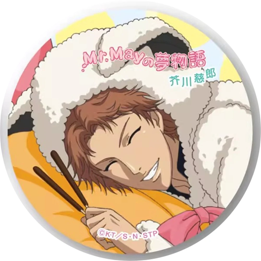 58mm Anime Nowy Książę Tenisa Ryoma Echizen Kikumaru Eiji Kaidoh Kaoru Cosplay KOSTIUM Odznaka Przypinka SPTE Broszka z Blachy ﻿   Rekwizyt