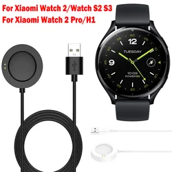 For Xiaomi Watch 2 2Pro H1 Smart Watch Dock Charger USB Charging Cable for Xiaomi Watch S2 S3 Power Charge Wire (1Meter) Adapter