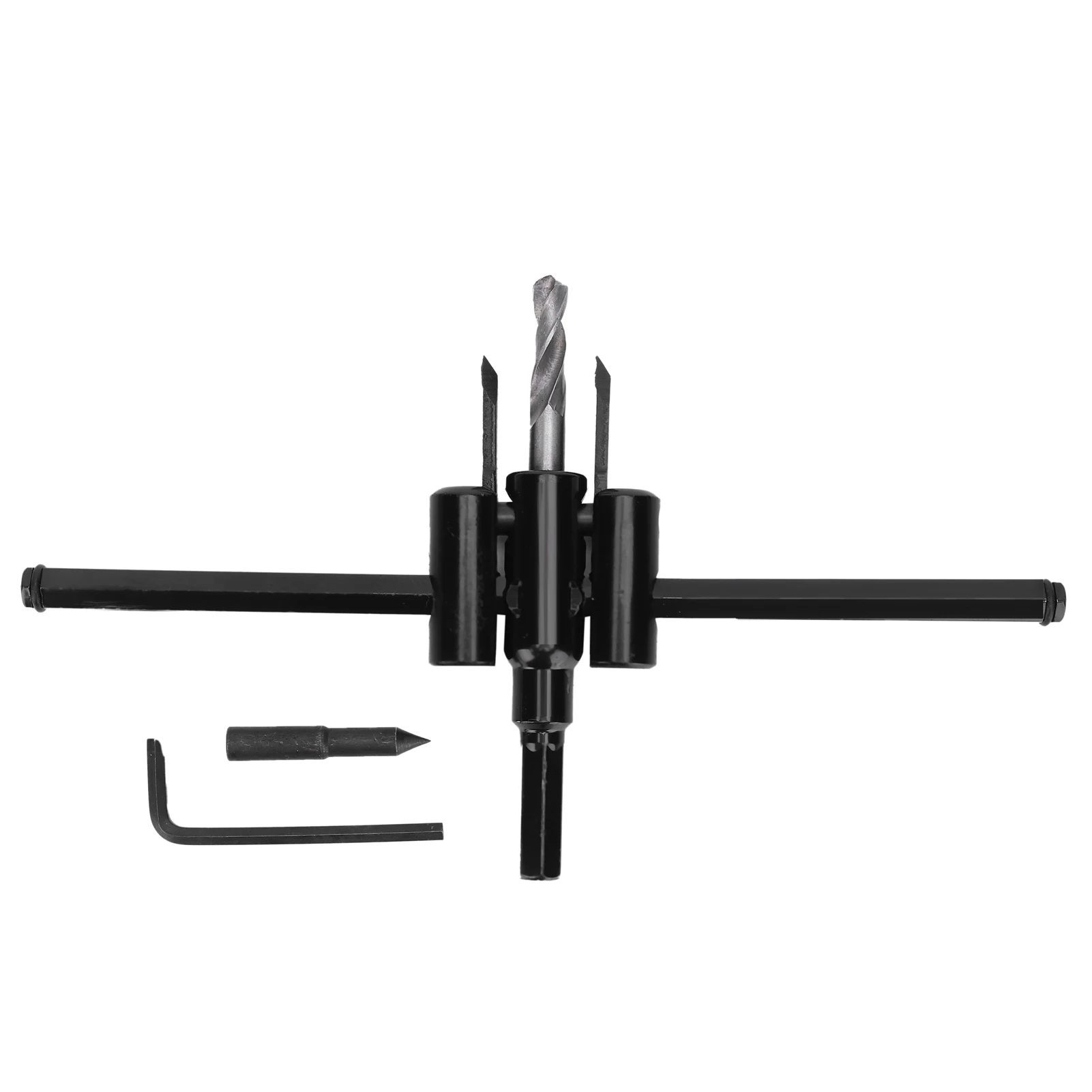 Adjustable Hole Cutter Saw Kit Alloy Steel DIY Round Cutting for Wood Plastic Board30-200mm