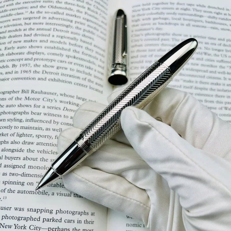 Długopis rolkowy Montefiore, niemieckie wykonanie, metalowa konstrukcja, wkłady Schmidt 888F, luksusowy styl, idealny prezent dla miłośników pisania. — zdjęcie produktu 4