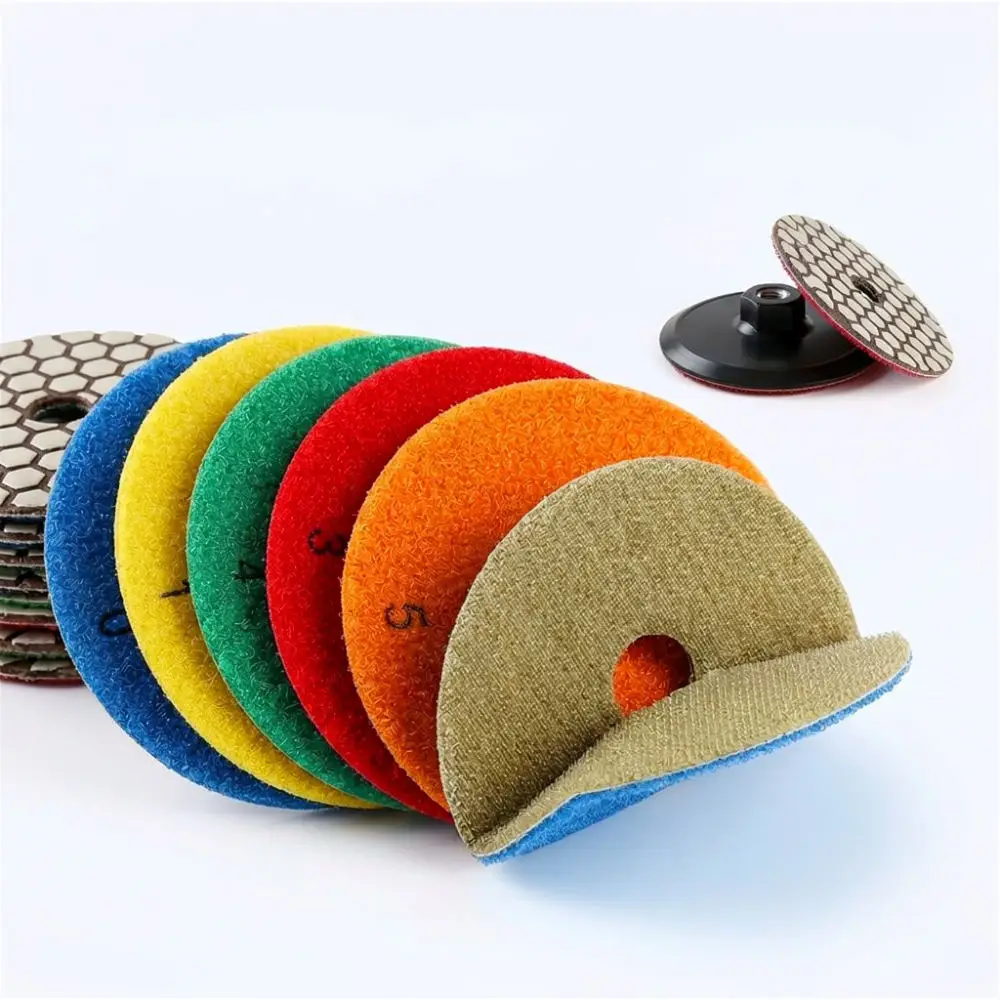 Stone Polishing Disc For For Zhongxing Diamond Abrasive Pad Granite Marble Floor Restoration Tool Dry Grinding Attachment