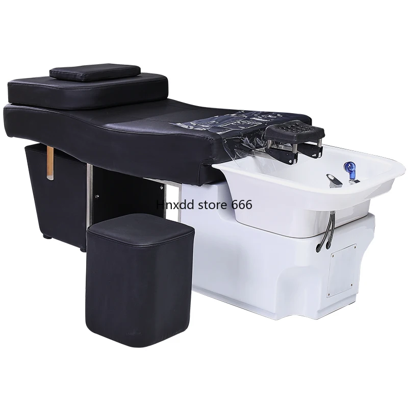 

Barber Shop Ceramic Basin Shampoo Chair Hair Salon Flush Thai Head Therapy Massage Couch