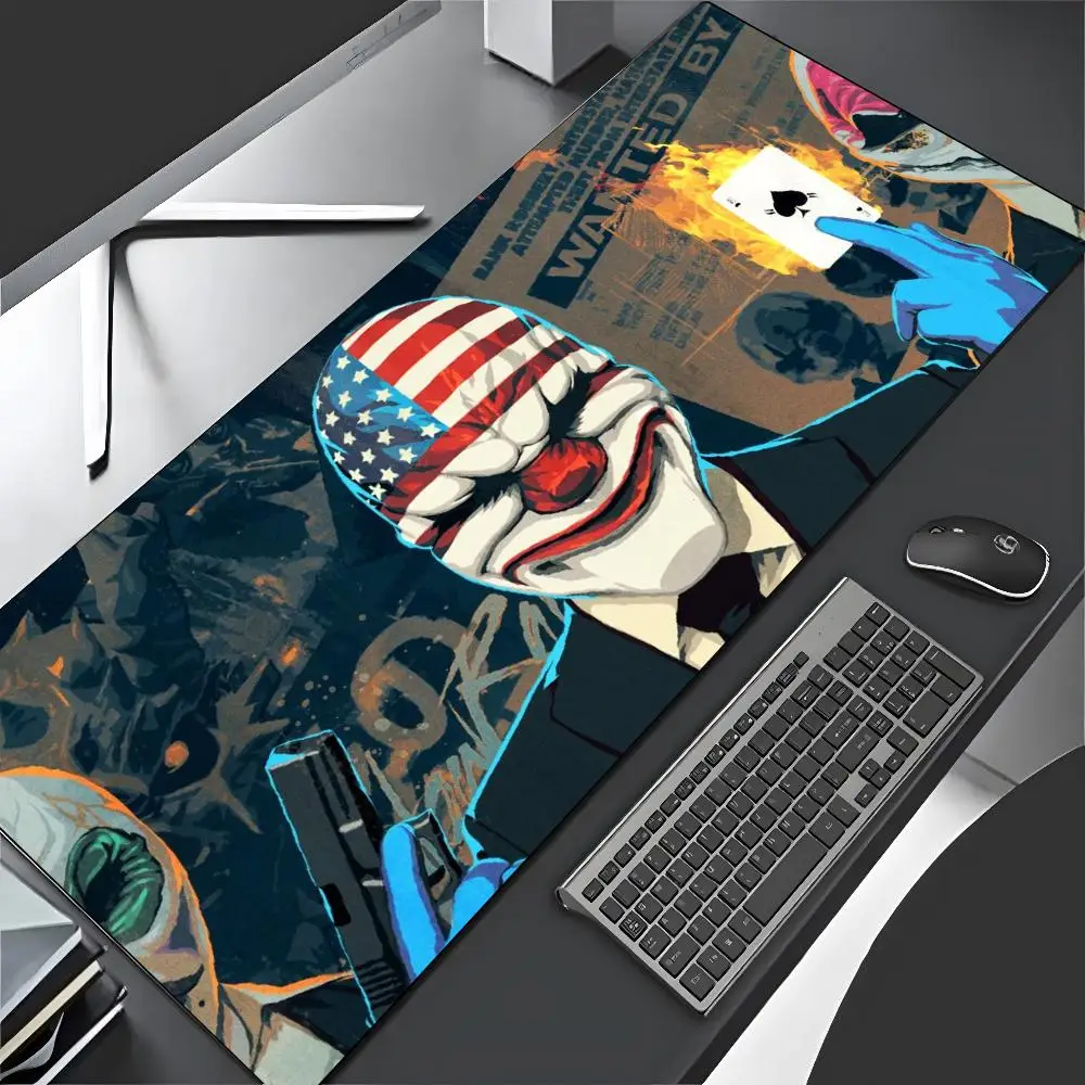 Payday 2 Mouse Pad Cartoon Lockedge Large Gaming Pad Computer Gamer Keyboard Mat Desk Mousepad PC Desk Pad