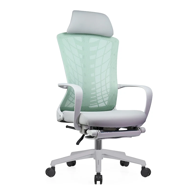 Smart reclining swivel office chair computer gaming mesh ergonomic chairs with foot rest office chair