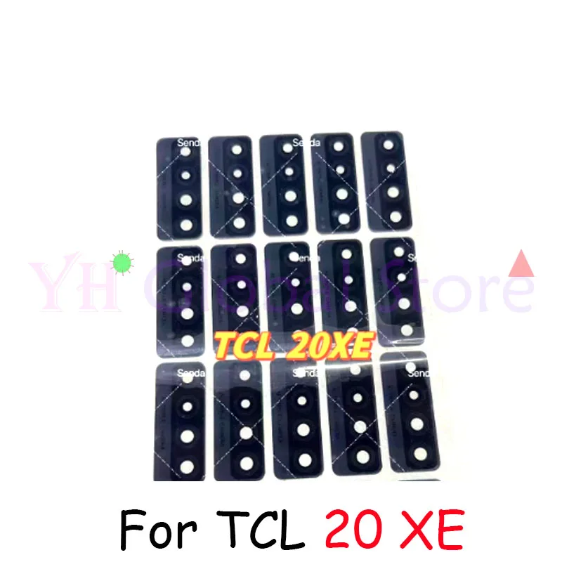 For TCL 40R 405 30E 20L 20S 20E 20R 20 XE 40 10 SE  Back Rear Camera Lens Glass Cover With Adhesive Sticker Repair Parts