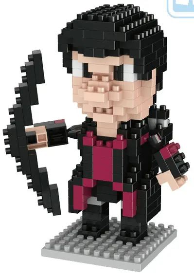 Blocs de construction de Micro particules de dessin animé de héros de guerres spatiaux, figurine d'anime, jouet d'assemblage pour enfants, cadeau pour garçon, mignon et joli