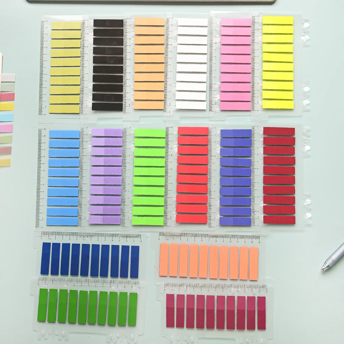 

200-3200Pcs Transparent Index Tabs, Self-Adhesive Waterproof Page Markers for Classifying Files, Books, Planner Sticky Notes