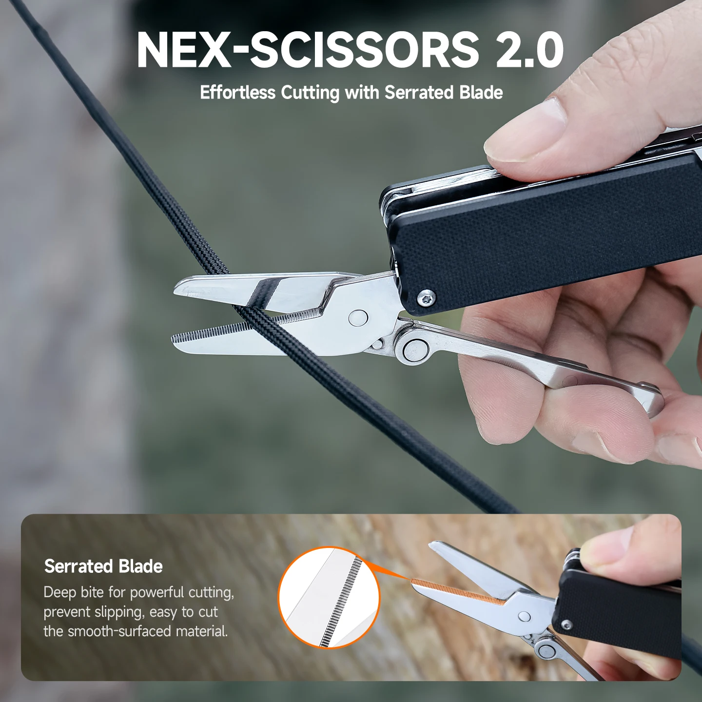 Nextool Knight K30 11-in-1 Mul - Camping Cooking Knife Set 评论和价格