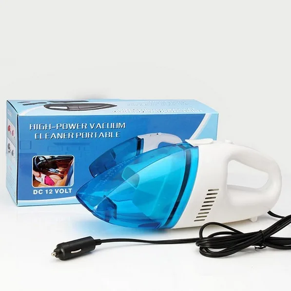차량용 진공청소기 소형 흰색 및 파란색 미니 진공청소기 차량용 다기능 진공청소기