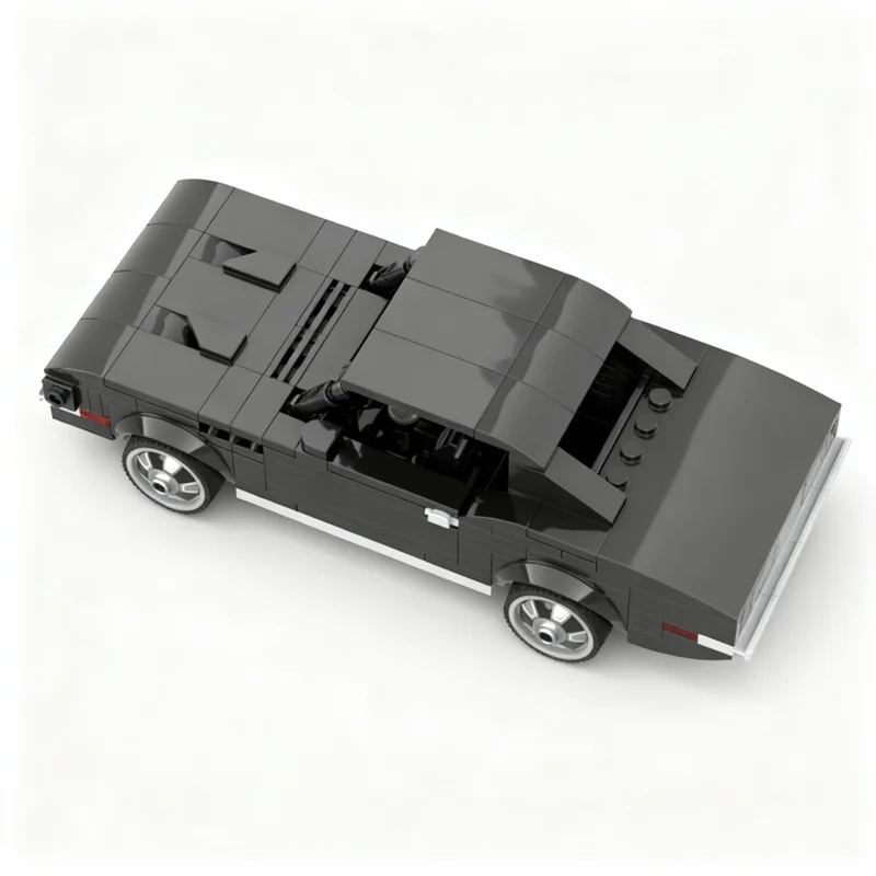 299pcs MOC City Champions Plymouth Cuda Movie Car John Wick 4 Model Building Blocks Architecture Brick Christmas Gifts Toys - view 5