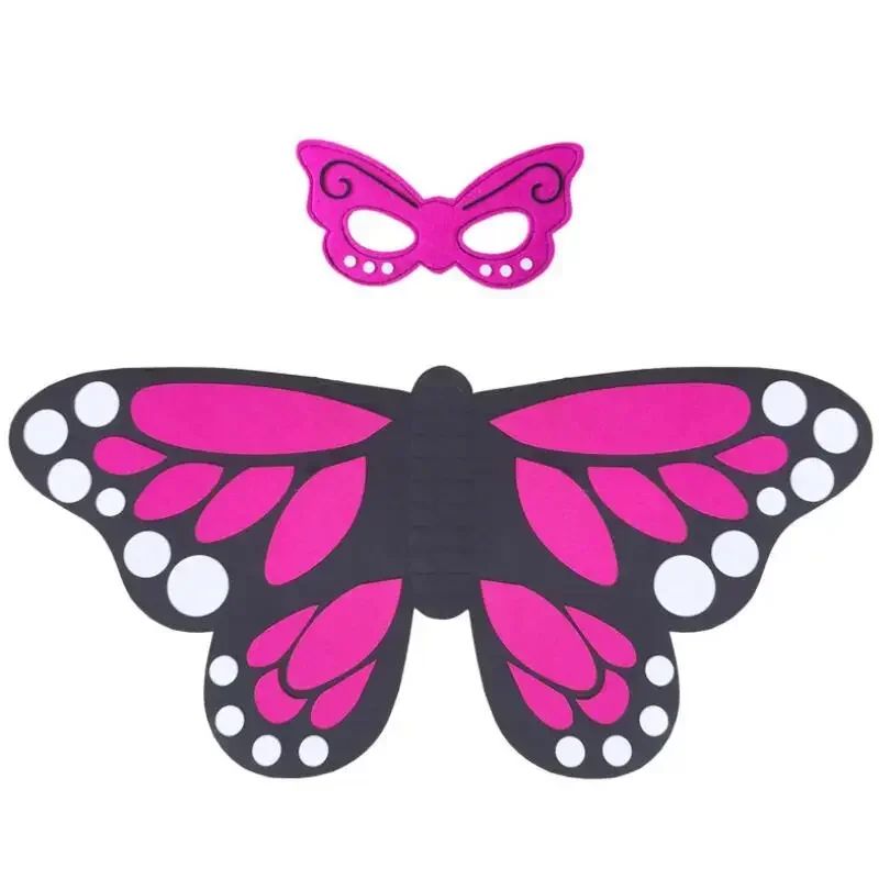 Carnival Peacock Cosplay Bird Parrot Butterfly Costumes Wings Kids Boys Girls Mask Cloak Children Sets Animal Clothes MN12