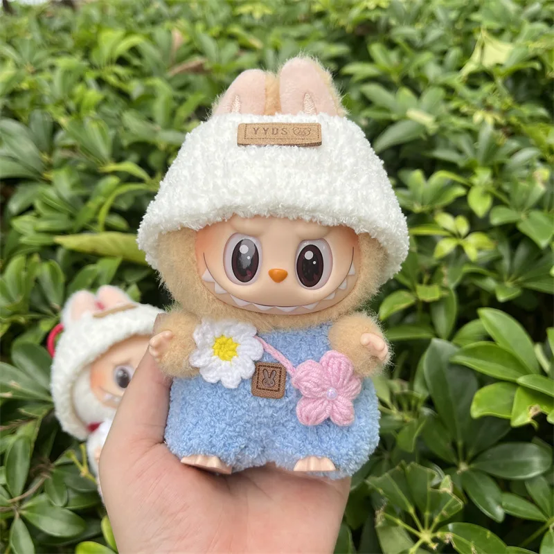

High-quality for LABUBU Sitting Party Doll Clothes Labubu Macaron 2nd Generation Sitting Vinyl Figurine Clothes