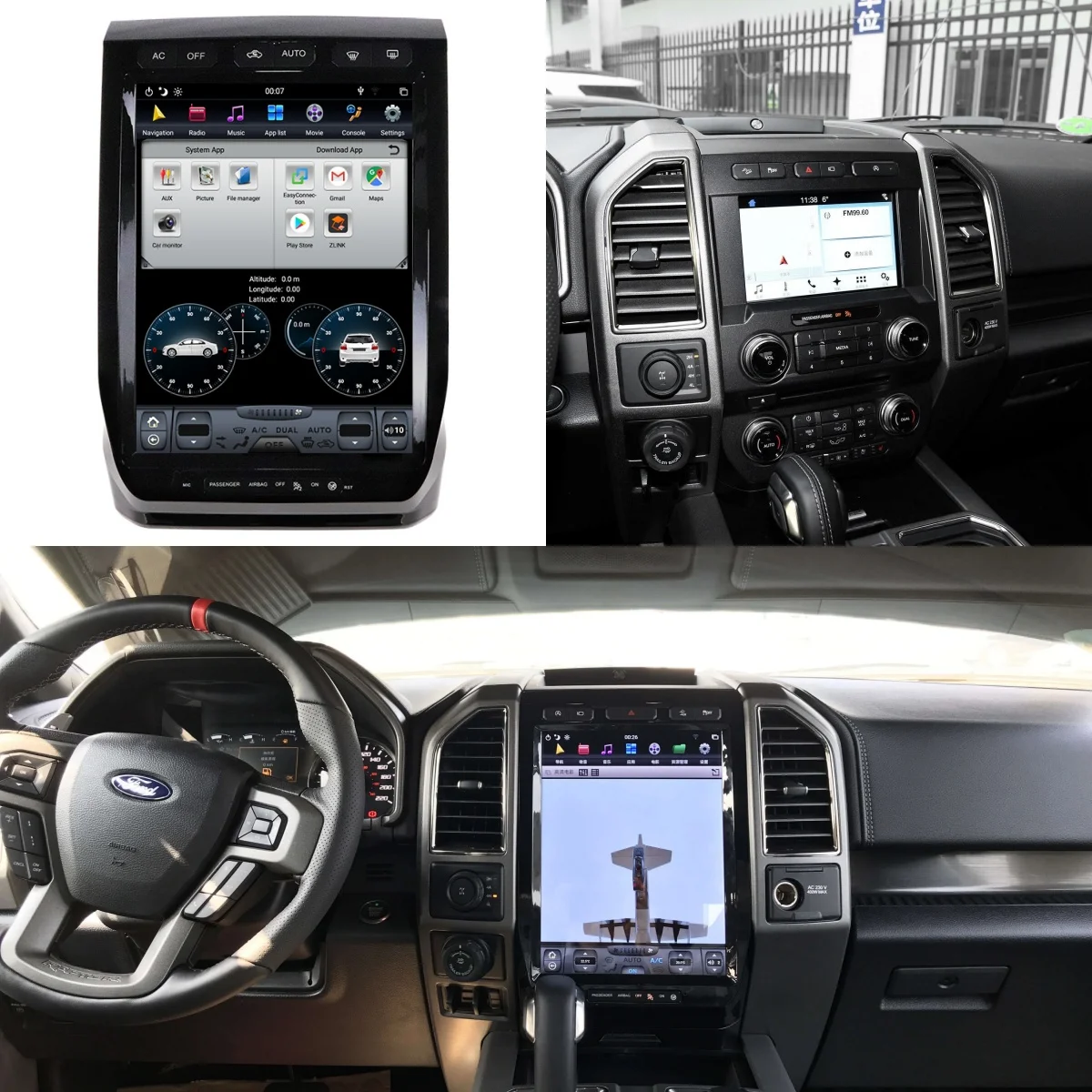 Android13 Auto For Ford F150 F250 2015 2016 2017 2018 2019 2020 2021 Car GPS Navigation Multimedia Player Radio Head Unit