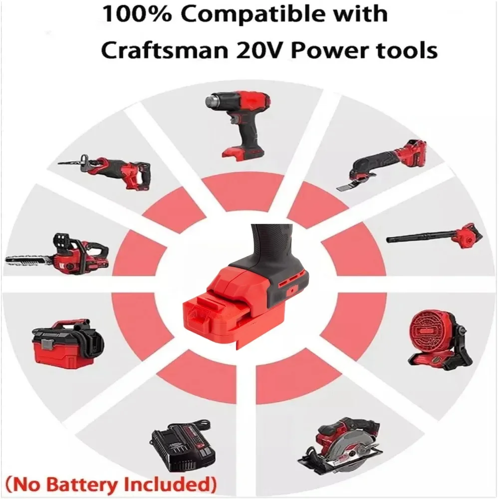 For Dewalt/For BAUER/For HERCULES 18/24V Lithium Battery Adapter Converter To Craftsman 20V Electric Tool Accessory