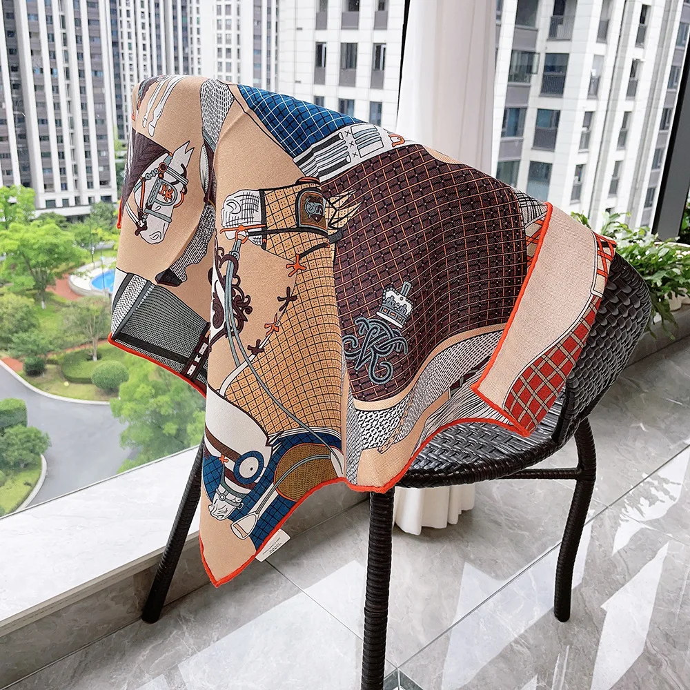 

Шелковый шерстяной шарф 65 см, зимние теплые шали, квадратные банданы ручной работы, аксессуары для одежды, рождественский подарок для влюбленных