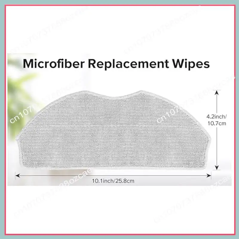 A26P 12 PCS Mop Pad For ROPVACNIC S1 / A1/Tipdiy G90/Betboyles V75S/VIPSUN Z1 Sweeping Machine Accessories Cleaner Parts Replace