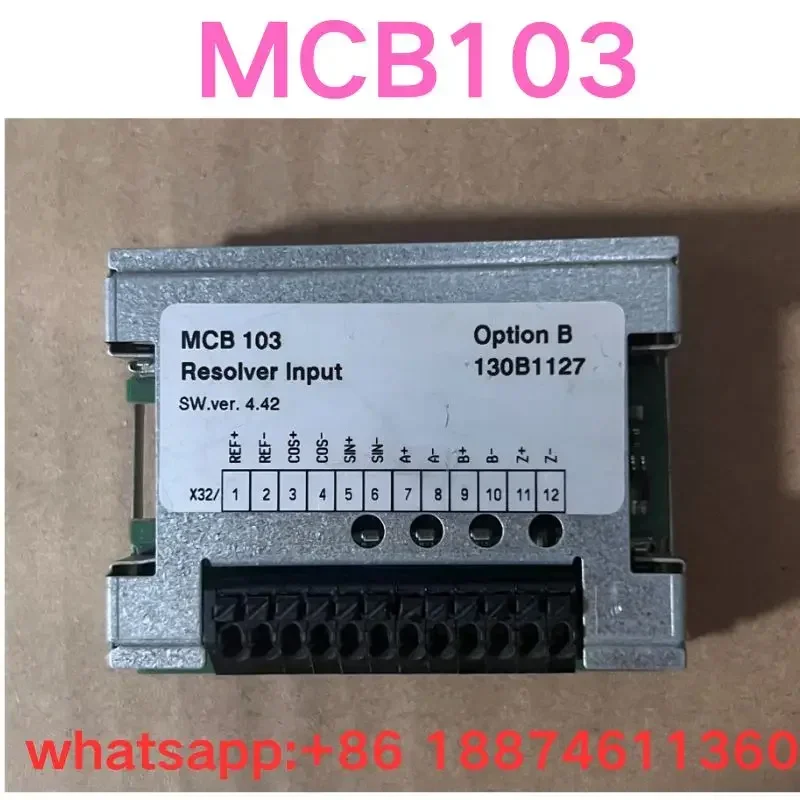 

Second-hand test OK Frequency converter communication card MCB103 130B1127