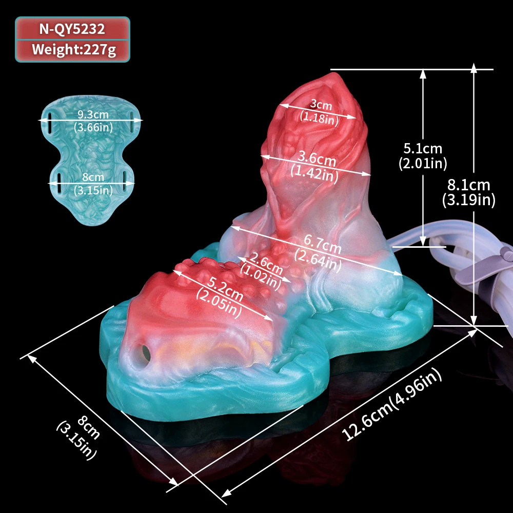 SHAZ Smerigliatrice di simulazione del silicone del vibratore senza fili con la funzione di schizzi Giocattolo del sesso del piacere di stimolazione vaginale per le donne 18+