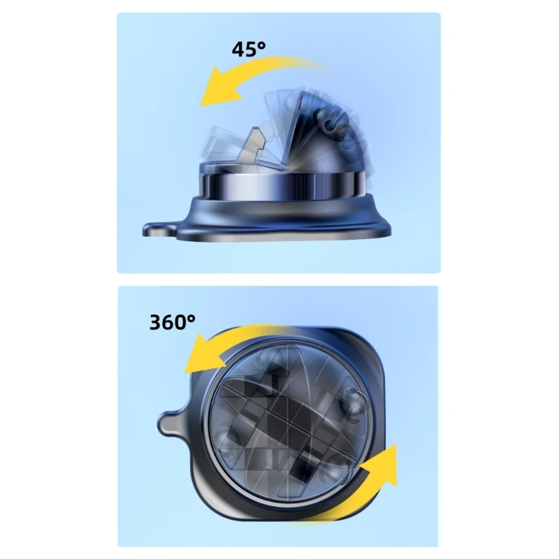 Support téléphone pour tableau bord voiture, Rotation à 360 degrés, prise sécurisée, Installation facile pour