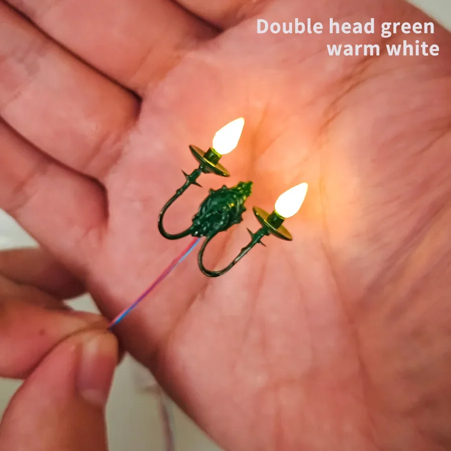 3v lâmpada de parede em miniatura modelo luz para ho diy modelo fazendo kits arquitetura construção layout decoração para diorama