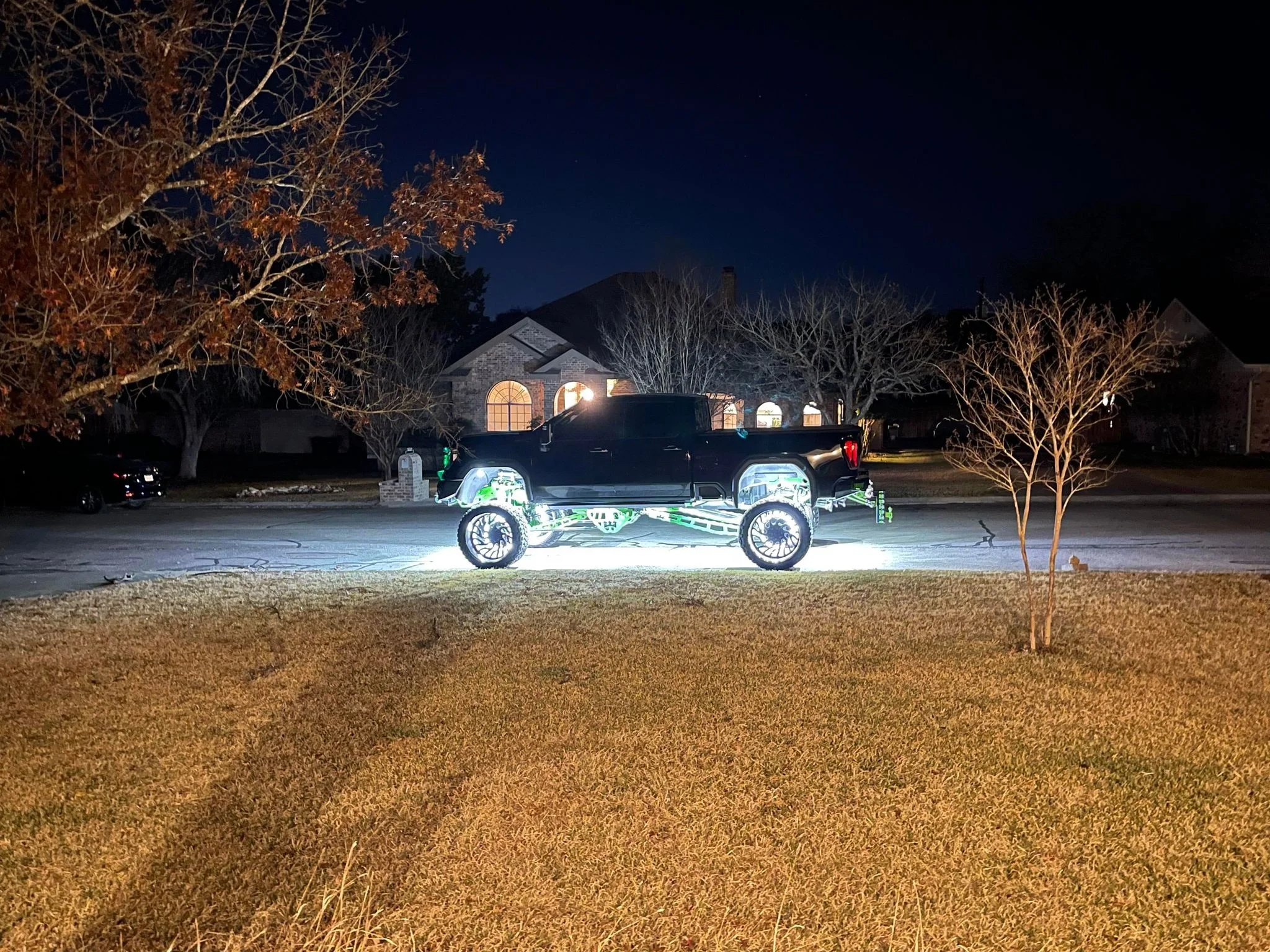 Nuovo Arrivo 5 File Super Luminoso 15 Pollici Kit Luce Ruota Auto Underglow IP68 Impermeabile App Controllato Luce del Cerchio LED Luce Ruota