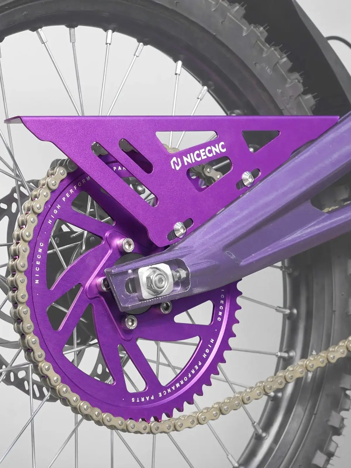 AliExpress NICECNC For Surron light bee X S L1E Bike 2024 Electric Bike Sur ron Segway X160 X260 58T Rear Sprocket & Chain Guard Protection