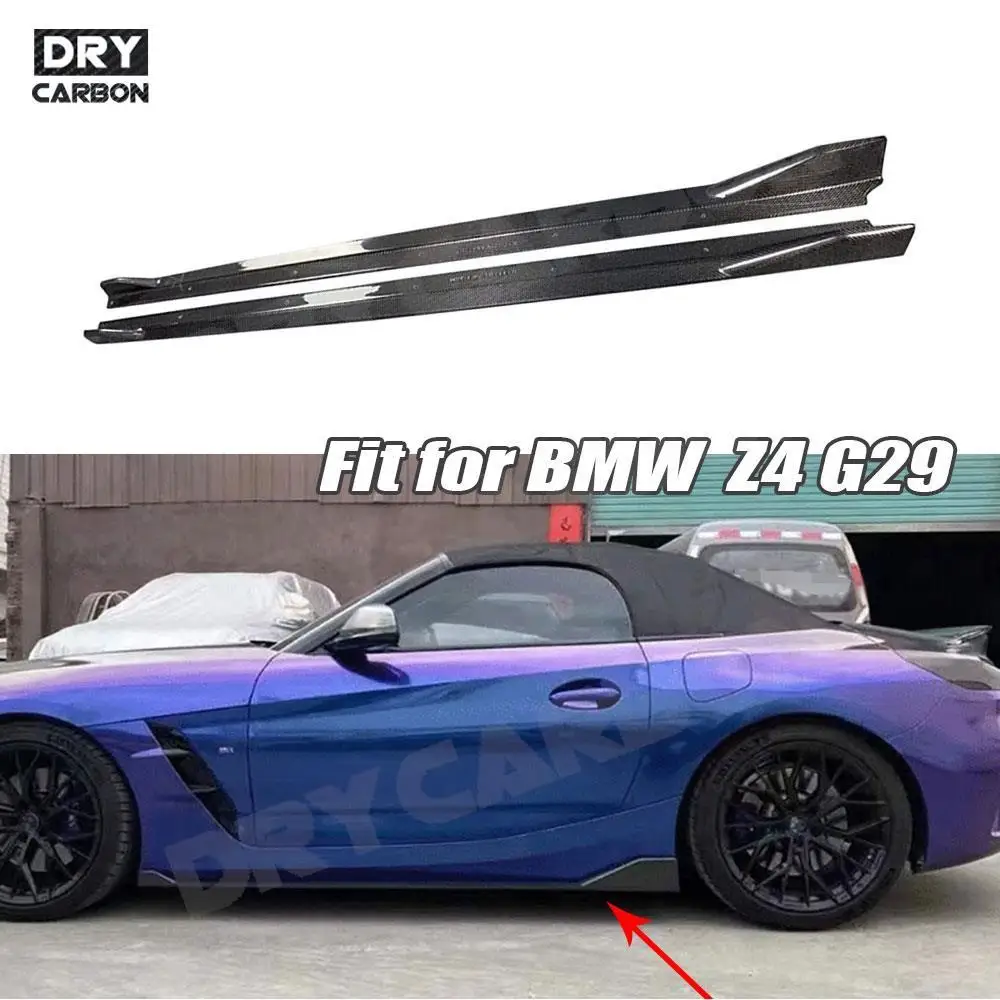 

Carbon Fiber Side Skirts Rocker Panel Lip Splitter Bodykits for BMW Z4 G29 M Sport 2019 - 2021 Side Skirts Extensions Lip