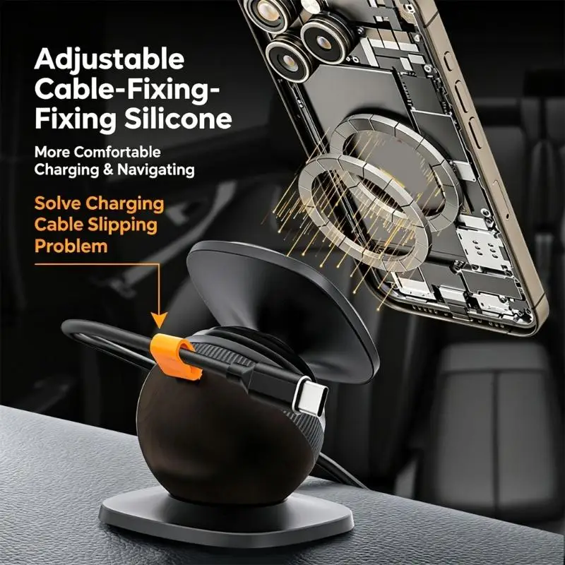 

31BA Phone Stand Adhesive Rotating Car Phone Holder for Phone 17 16 15