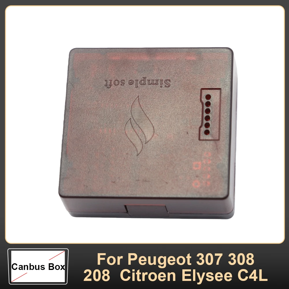 

Автомобильный радиоприемник Canbus Box для Peugeot 307 308 308S 508 208 2008 301 3008 Citroen Elysee C4L C5 C3-XR C-Quatre Адаптер декодера
