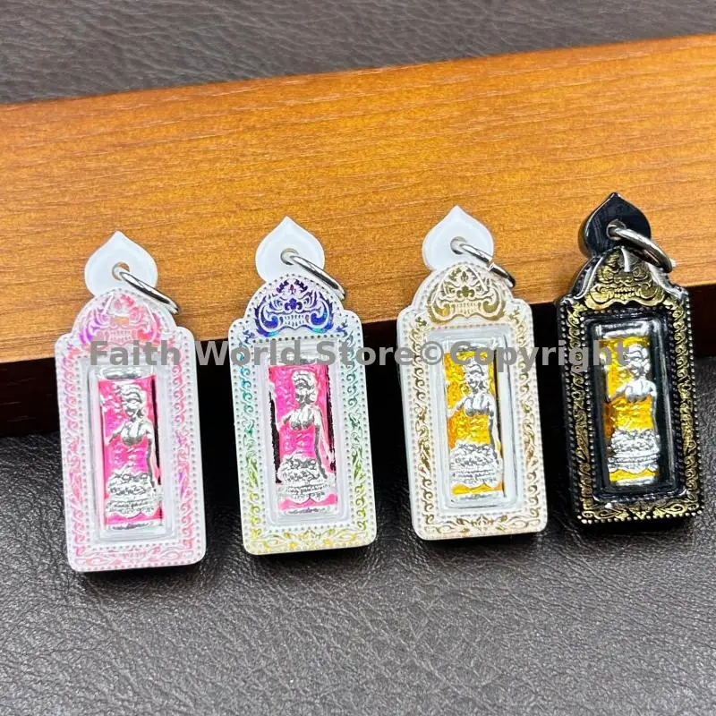 TOP Thailand temple buddhist famous LONG PO wealth Goddess Nang Kwak Buddha Amulet Bless safety healthy GOOD LUCK Pendant