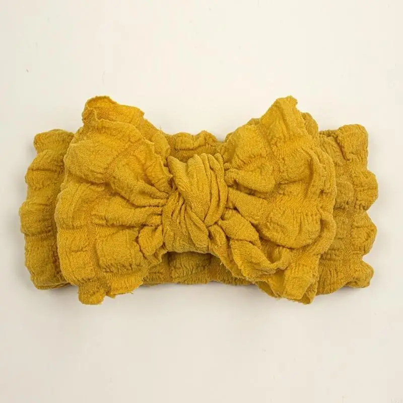 

L5YF Baby Hairband Solid Color Bowknot Headwear Fashion Headband Toddlers Shower Gift