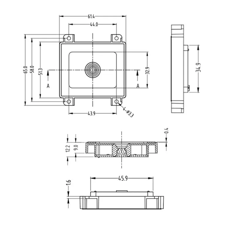 Skanery kodów kreskowych 2D QR z mocowaniem stałą do kiosków kontroli dostępu i automatów z interfejsem USB RS232 - kompaktowy rozmiar dla łatwej integracji