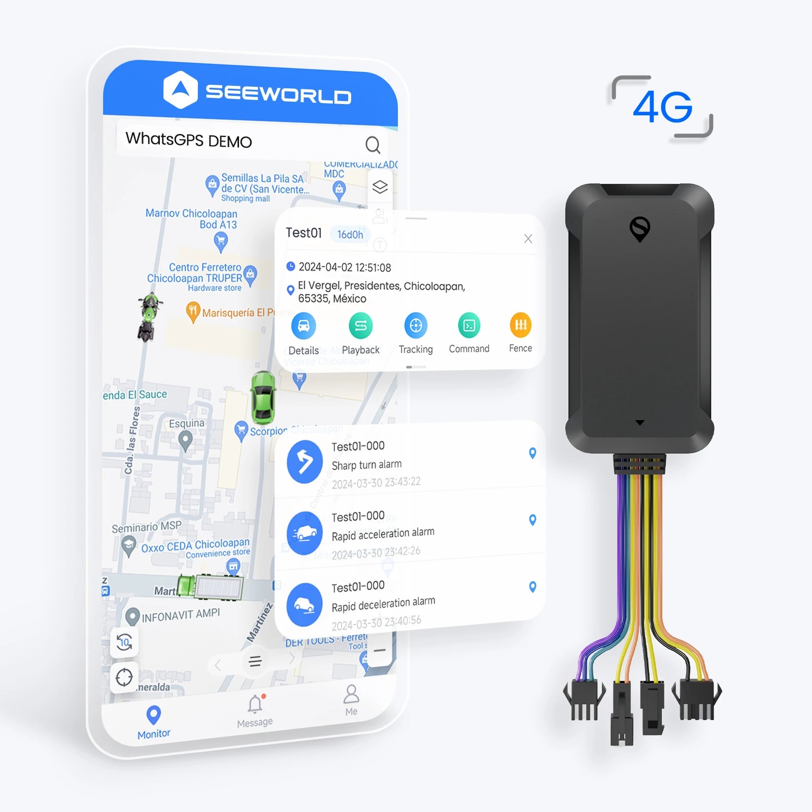 4G GPS трекер с пультом дистанционного управления RFID противоугонная сигнализация SOS для транспортных средств трекер автопарка с использованием режима позиционирования GPRS