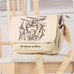 Anime The Jounery Of Elaina Crossbody Canvas Bags School Bag Unisex Messenger Bag Fashion Shoulder Bag 2138