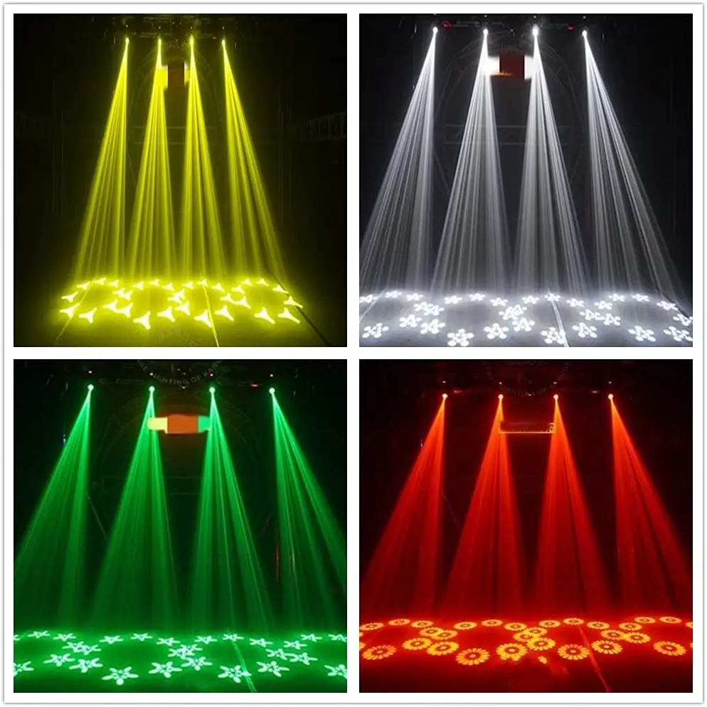 Moving Head LED 100W Beam DMX Light WIth 7 Colors 8 Gobos Rotating Prism Effect Sound Arrive For DJ Party Club Event