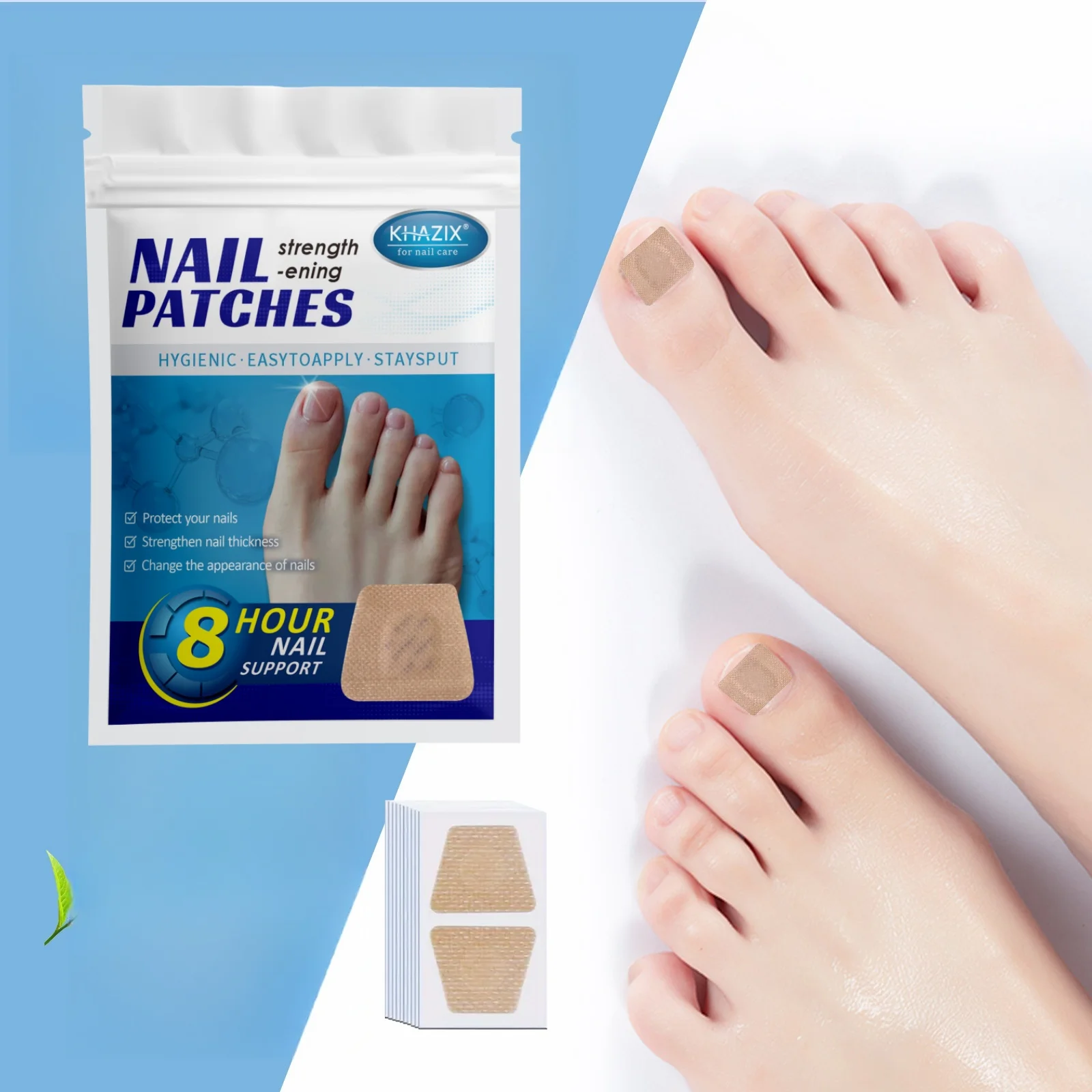 32 pieces of toenail care patches, protective patches, corrective patches, toenail corrective patches, and toenail strengthening