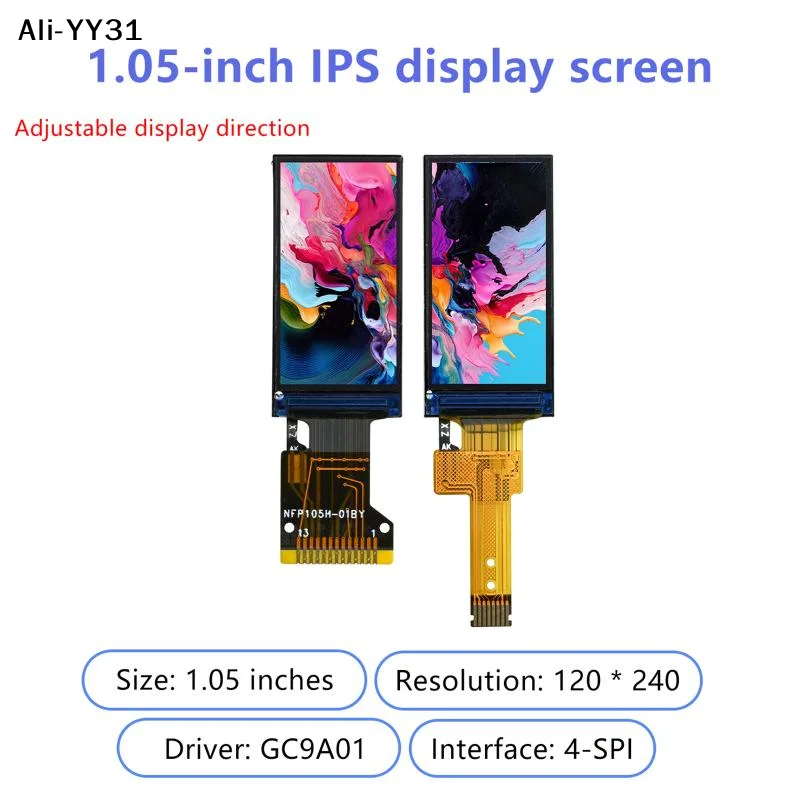 1,05 Zoll TFT-Display LCD-Bildschirmmodul