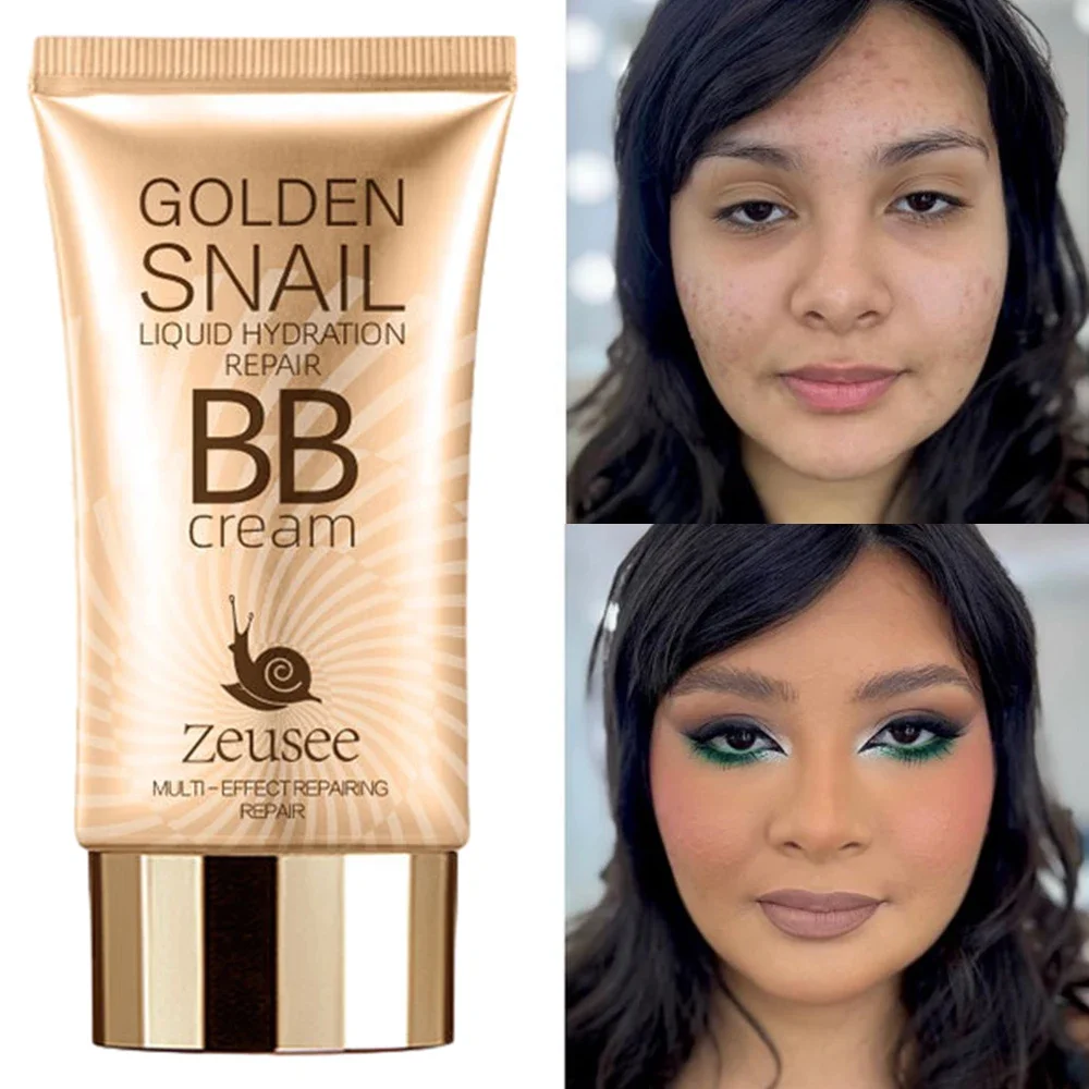 Base líquida para la cara, maquillaje corrector completo, Base impermeable, ilumina y blanquea las ojeras, BB Cream, cosmética