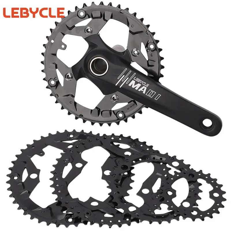 Lebycle MTB Bike Chainring 64/104 BCD Chainwheel 22/32/42/44T Double/Triple Speed Sprock for Crankset Repair Tooth