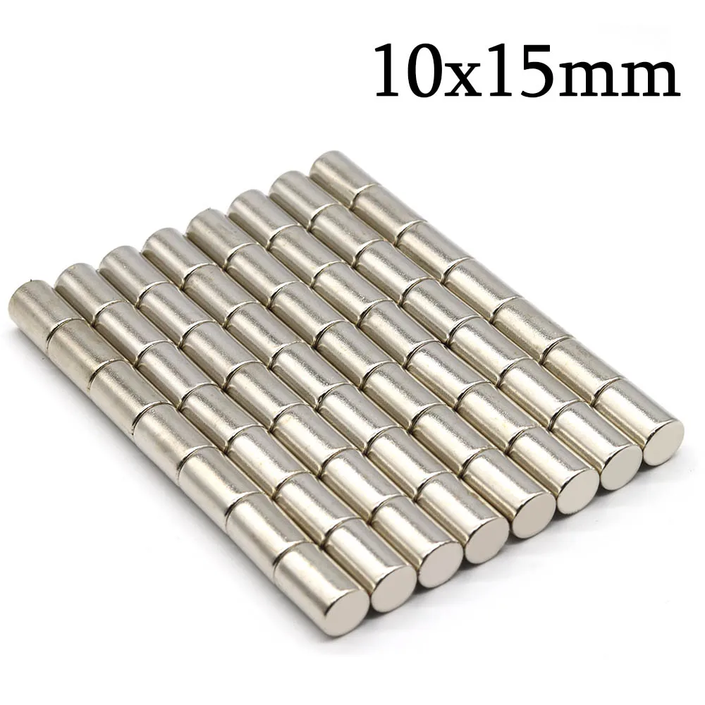 

10mmx15mm Super Strong Round Neodymium Magnet Powerful Magnets N35 small Permanent Magnetic NdfeB Refrigerator Magnet 10x15