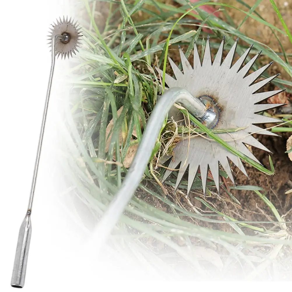 Metal Weeding Hoe Rake Steel Garden Weeders Grass Rooting Loose Soil Hand Weeding Removal Puller Gardening Tools 30/40CM