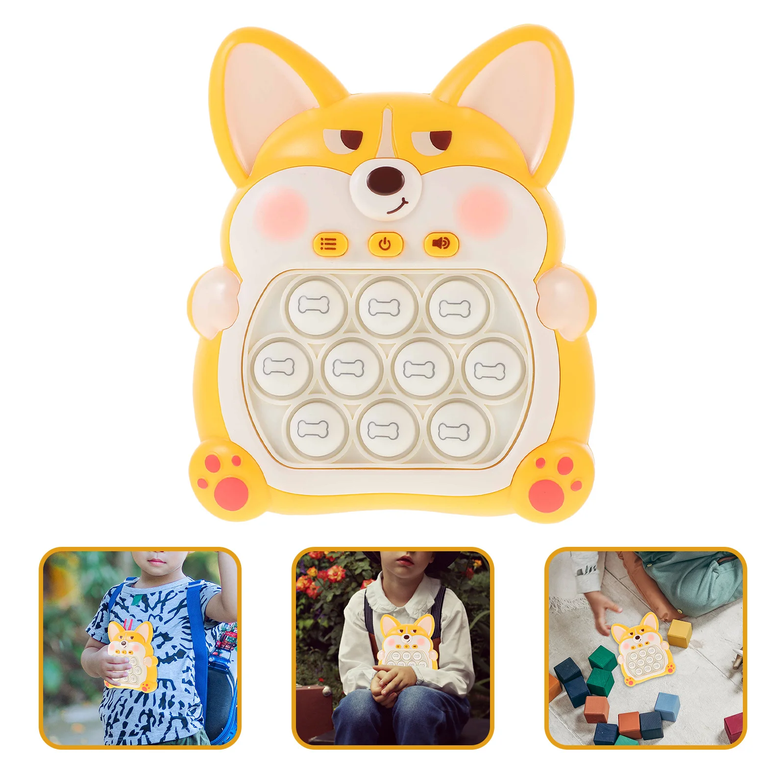 Schnell schiebende Spielmaschine, niedliche Blase, Stressabbau für Kinder, Hand-Auge-Koordination, pädagogisches sensorisches Spielzeug