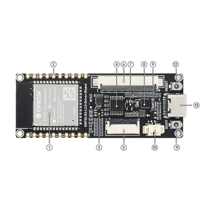 ESP32 S3 N8R8 dan ST7789 Kit LCD 2.8 inci tampilan layar sentuh kapasitif 240X320